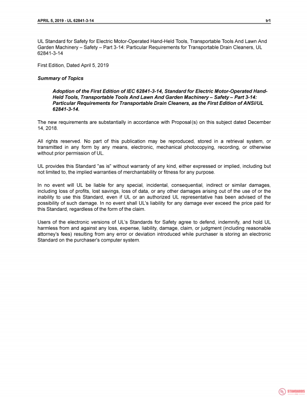 UL 62841-3-14 PDF UL 62841-3-14 PDF